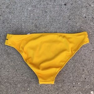 NWOT Shade & Shore Mustard Bikini Bottoms
